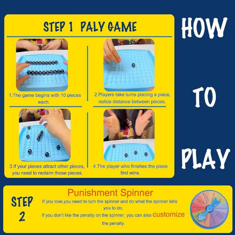 Upgraded Chess Game Set, Fun Table Top Multiplayer Strategy Game with 40 Stones, Family Game Party Game for Kids and Adults, Games to Develop Intelligence, 2-4 Players